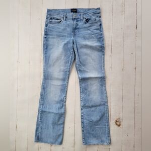 Lucky Brand Distressed Sweet Mid Rise Light Wash Denim Blue Jeans Pants 10 / 30R